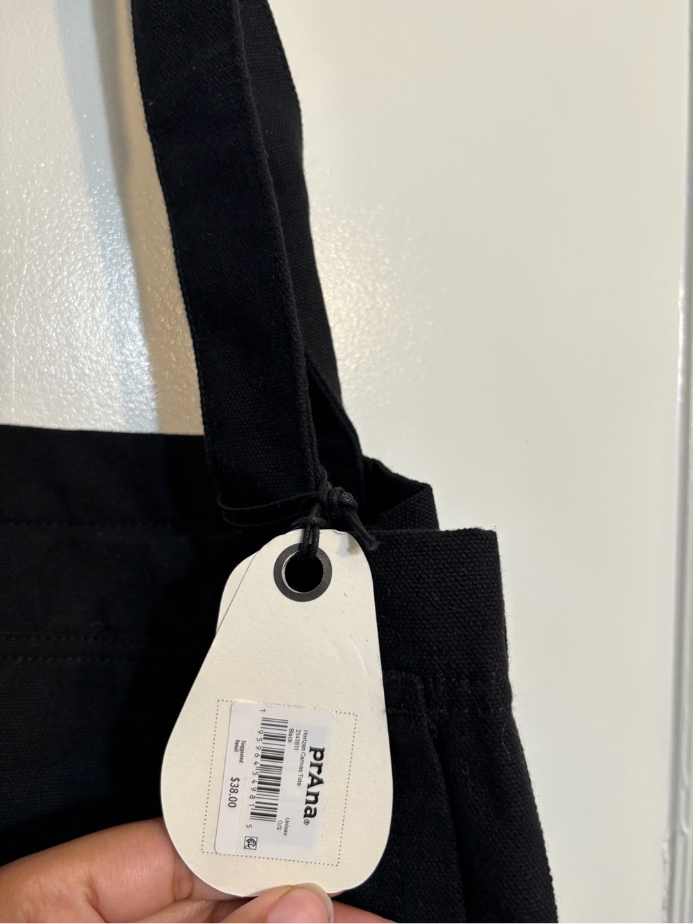 NWT Prana Horizen Canvas Tote - Picture 2 of 4